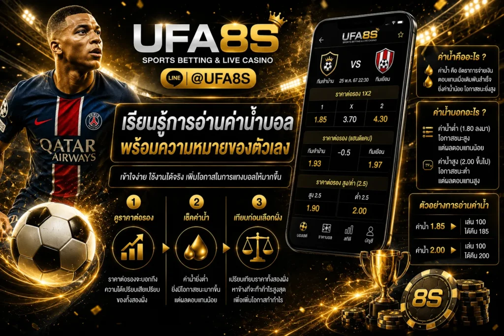 เรียนรู้การอ่านค่าน้ำบอล